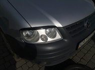Volkswagen Caddy 2004–2010 Řasy na světlomety (černé) fotografie 7