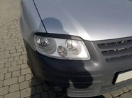 Volkswagen Caddy 2004–2010 Řasy na světlomety (černé) fotografie 5