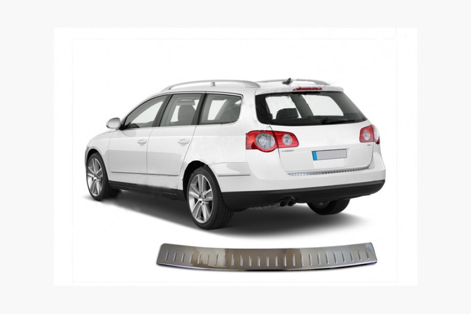 Volkswagen Passat B6 2006–2012 Chromová lišta na zadní nárazník OmsaLine (pouze pro SW) Image