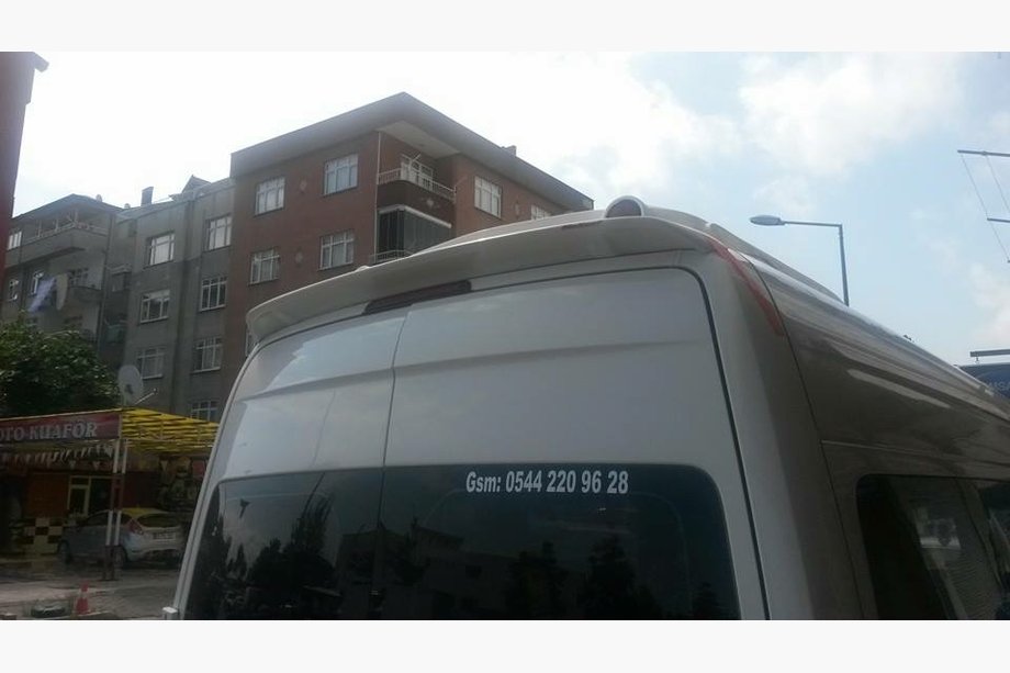Volkswagen Crafter 2006–2016 Spoiler Anatomik (úzká verze, k lakování) Fotografie 4