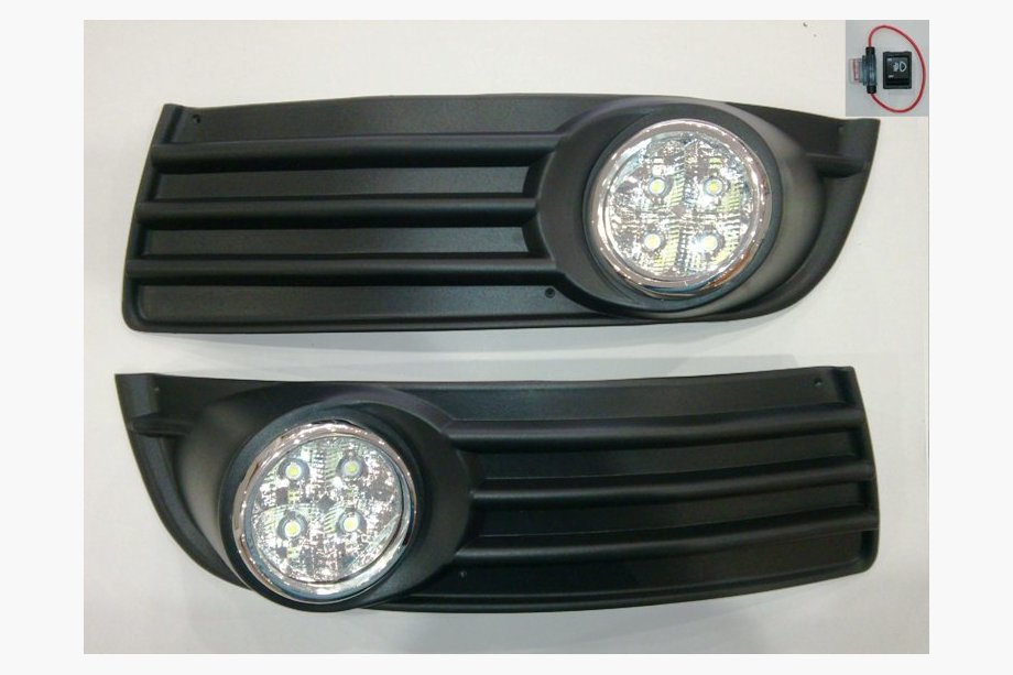 Volkswagen Jetta 2006–2011 Mlhové světlomety s LED vložkami Image