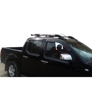Střešní podélníky s příčníky (2 ks, chrom) Toyota Hilux 2006–2015 fotografie 3