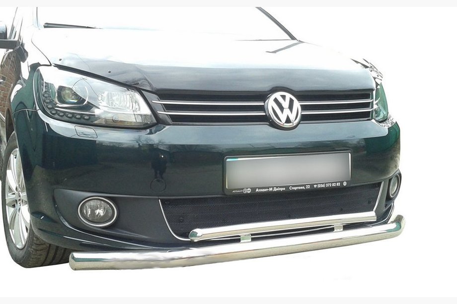 Volkswagen Caddy 2010–2015 Přední dvojitý ochranný rám 70/48 mm (nerez) Image