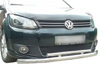 Volkswagen Caddy 2010–2015 Přední dvojitý ochranný rám 70/48 mm (nerez) fotografie 1