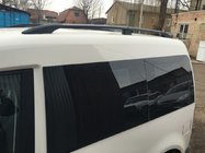 Volkswagen Caddy 2010–2015 Černé střešní ližiny fotografie 6