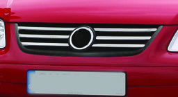 Volkswagen Caddy 2004–2010 Nerezové kryty mřížky Life (6 ks) fotografie 3