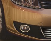 Volkswagen Caddy 2010–2015 Nerezové rámečky mlhovek (2 ks) OmsaLine – italská nerezová ocel fotografie 1