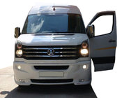 Volkswagen Crafter 2006–2016 Nástavec předního nárazníku 2012↗ (2 světla, k lakování) fotografie 2