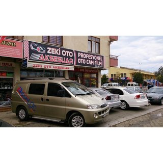 Chromované střešní ližiny Hyundai H200, H1, Starex 1998–2007 fotografie 2