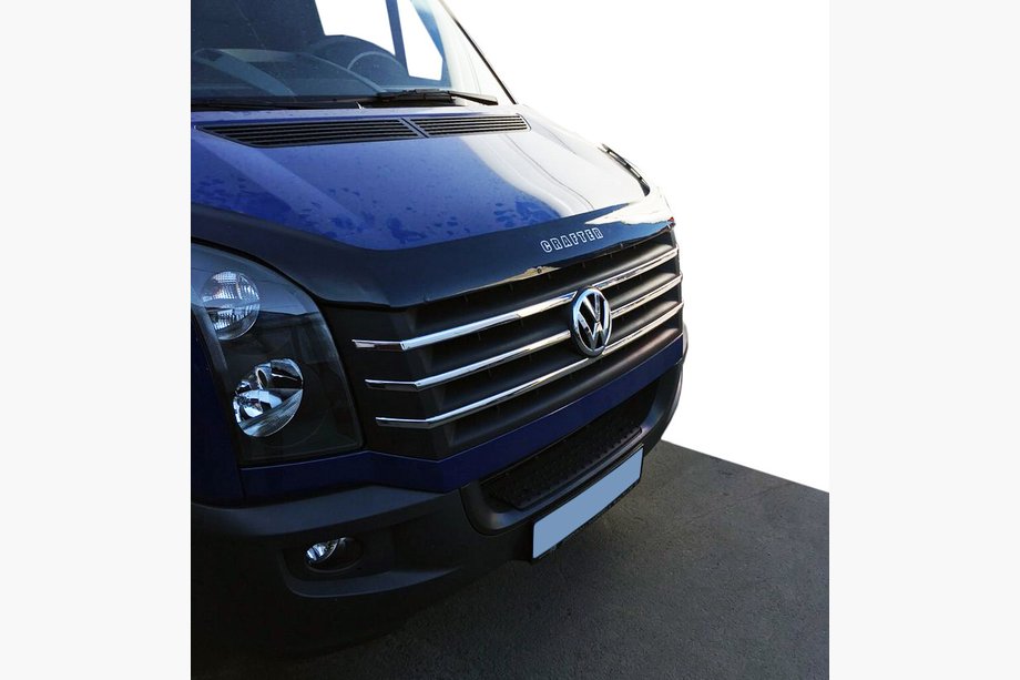 Volkswagen Crafter 2006–2016 VÝPRODEJ! Chromové lišty na masku 2011-2017 (NEKOMPLETNÍ SADA) Image