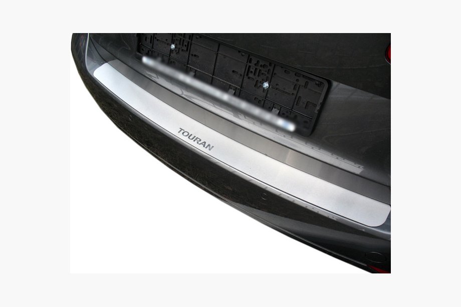 Volkswagen Touran 2010–2015 Nerezová lišta zadního nárazníku Natanika Image