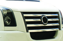 Volkswagen Crafter 2006–2016 Chromové lišty na masku chladiče 2006-2011 fotografie 7