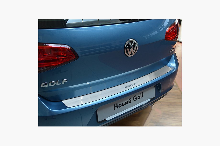 Volkswagen Golf 7/E-Golf 2012–2020 Ochranná lišta zadního nárazníku Nathaniko (nerez) Hatchback Image