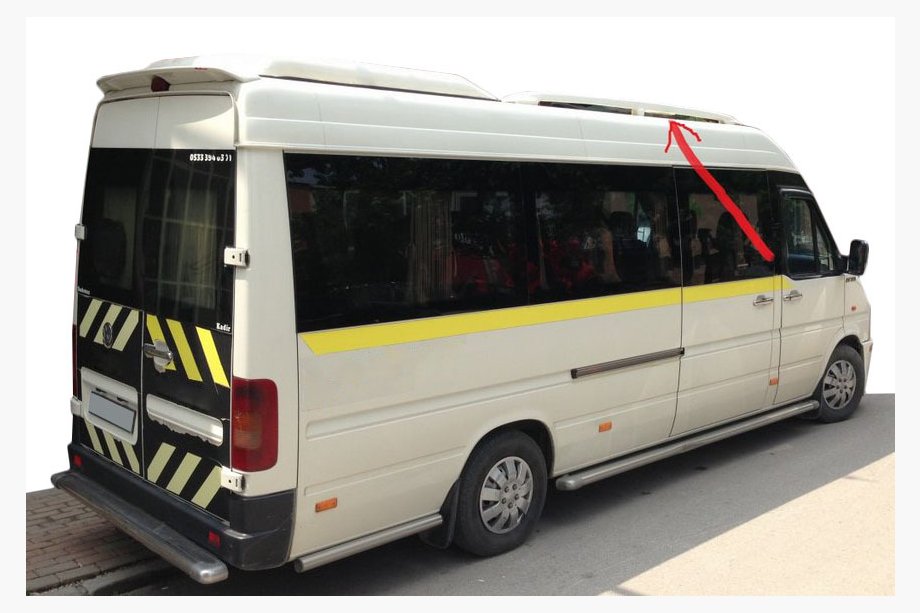 Mercedes Sprinter W901/902/903/904/905 1995–2006 Střešní ližiny (k lakování, 2 ks) Image