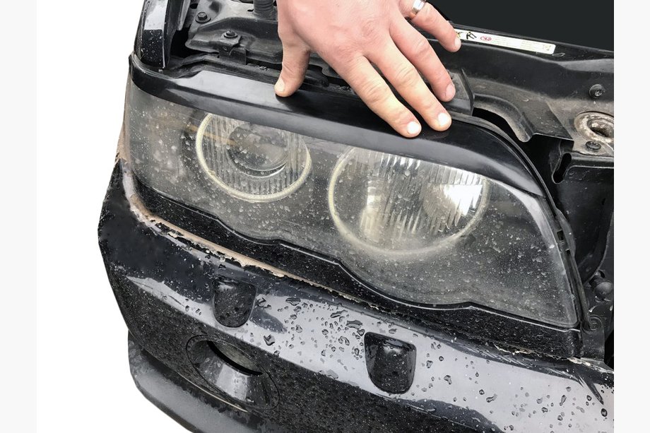 BMW X5 E53 1999–2006 Mračítka na světlomety (2 ks, k lakování) Image