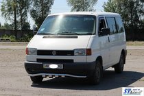 Volkswagen T4 Transporter 1990–2003 Přední ochranný rám s mřížkou ST010 (nerez) 51 mm fotografie 3