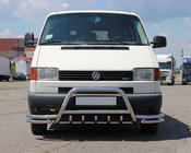 Volkswagen T4 Caravelle/Multivan 1990–2003 Přední ochranný rám WT003 Plus-2 (nerez) fotografie 2