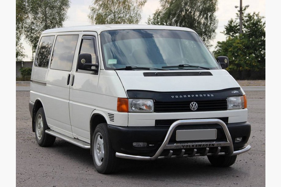 Volkswagen T4 Caravelle/Multivan 1990–2003 Nerezový přední ochranný rám (bullbar) WT003 Plus-1 Image