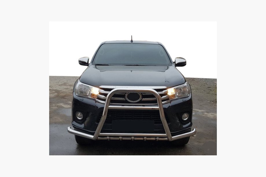Toyota Hilux 2015– Přední ochranný rám F1-59 (nerez) Fotografie 1