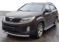 Kia Sorento II XM 2009–2014 Přední ochranný rám ST008 (2013-2015, nerez) fotografie 1