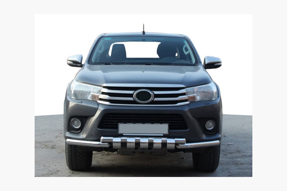 Toyota Hilux 2015– Přední ochranný rám F3-34 (nerez) Image