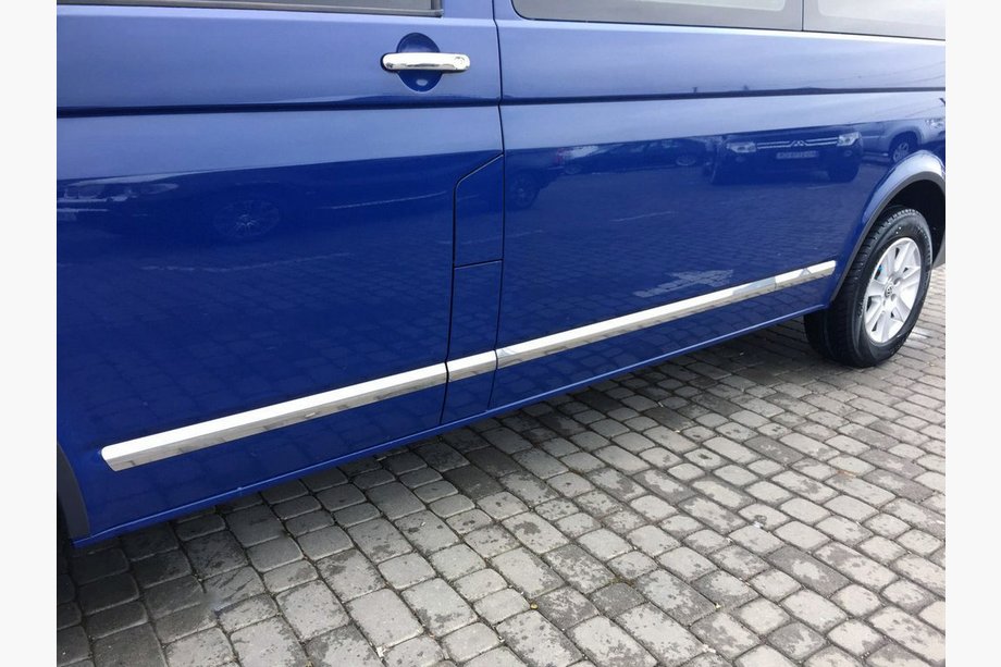 Volkswagen T5 Multivan 2003–2010 Lišty na dveře (nerez, chrom) Image