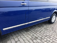 Volkswagen T5 Multivan 2003–2010 Lišty na dveře (nerez, chrom) fotografie 1