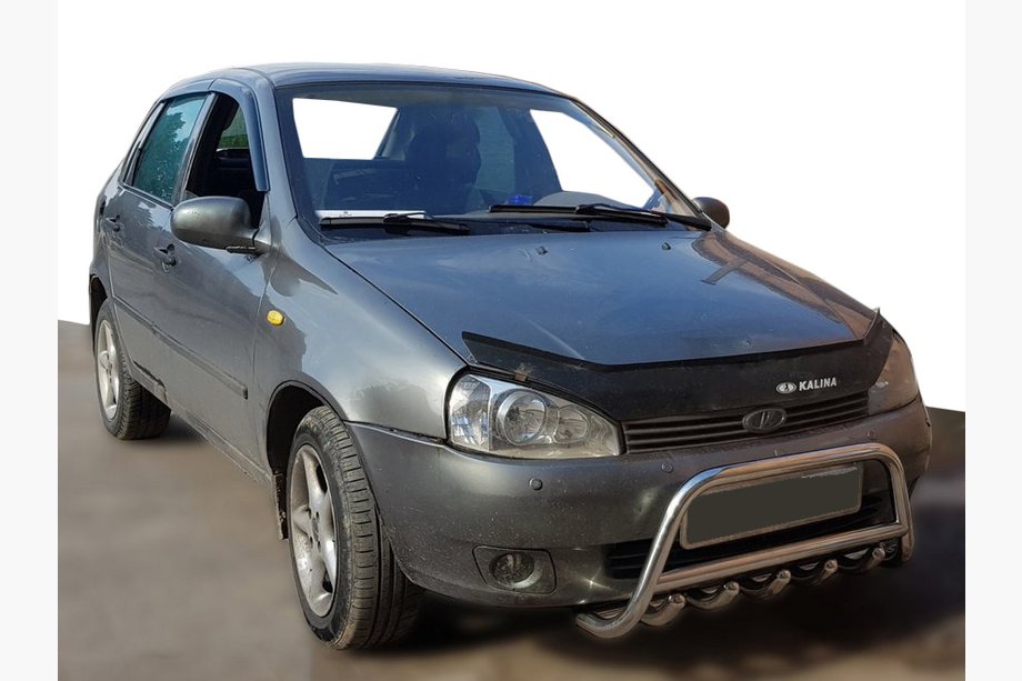 Lada Kalina 2004–2011 Přední ochranný rám WT003 (60 mm, nerez) Image