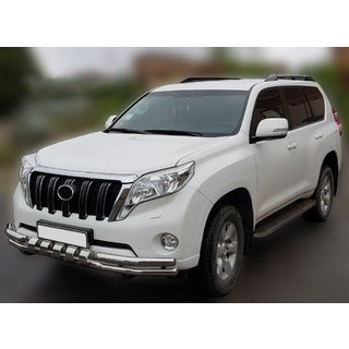 Přední ochranný rám F3-31 (nerez) Toyota Land Cruiser Prado 150 2009–2023 fotografie 1
