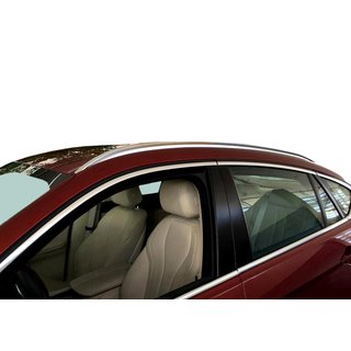 Integrované střešní ližiny chrom OEM (hliník, montáž lepením) BMW X6 F16 2014–2019 fotografie 1