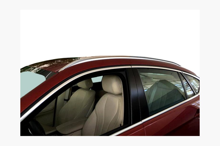 BMW X6 F16 2014–2019 Integrované střešní ližiny chrom OEM (hliník, montáž lepením) Image
