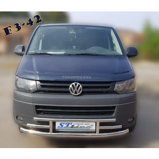 Přední ochranný rám F3-42 (nerez) Volkswagen T5 2010–2015 fotografie 4