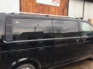 Volkswagen T5 2010–2015 Střešní ližiny CROWN (matná šedá) fotografie 3