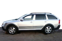 Skoda Octavia II A5 2010–2013 Okenní deflektory SW (4 ks, HIC) fotografie 10