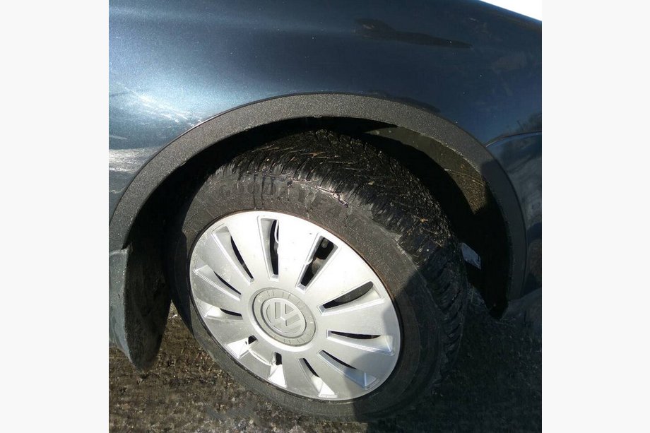Volkswagen Jetta 2011–2018 Lemy blatníků (4 ks, černé) Image