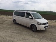 Volkswagen T5 Multivan 2003–2010 Střešní ližiny Skyport (bílé) fotografie 2