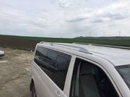 Volkswagen T5 Multivan 2003–2010 Střešní ližiny Skyport (bílé) fotografie 4