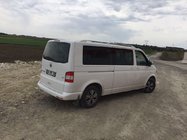 Volkswagen T5 Multivan 2003–2010 Střešní ližiny Skyport (bílé) fotografie 6