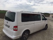 Volkswagen T5 Multivan 2003–2010 Střešní ližiny Skyport (bílé) fotografie 7