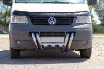 Volkswagen T5 Transporter 2003–2010 Bullbar ST006-15 Nozdry (nerez) fotografie 1