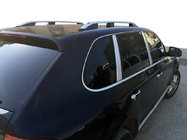 Porsche Cayenne 2003–2010 Střešní ližiny Skyport (šedé) fotografie 5