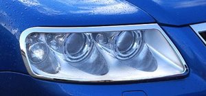 Volkswagen Touareg 2002–2010 Chromové kryty předních světlometů 2003-2008 (2 ks, plast) fotografie 1