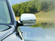 Volkswagen Touareg 2002–2010 Chromové kryty zrcátek 2003-2007 (2 ks, nerez) OmsaLine – italská nerezová ocel fotografie 2