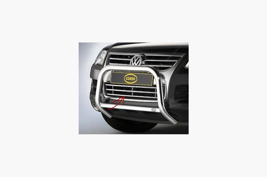 Volkswagen Touareg 2002–2010 Mřížka předního nárazníku (nerez) 2003-2008 Image
