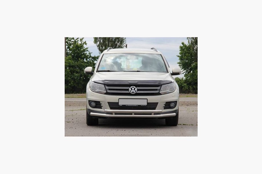 Volkswagen Tiguan 2007–2016 Přední ochranný rám ST016 (nerez) Image