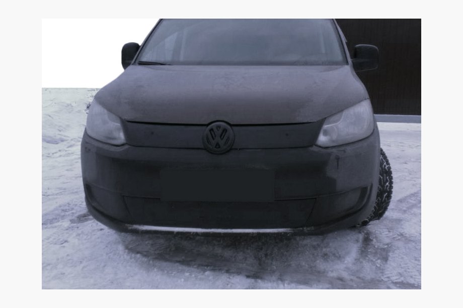 Volkswagen Caddy 2010–2015 Zimní kryt masky chladiče (horní) Lesklá Fotografie 3
