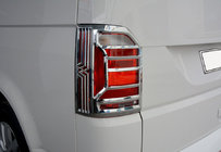 Volkswagen T6 2015–2024 Rámečky zadních světel OmsaLine (2 ks, ABS chrom) fotografie 1