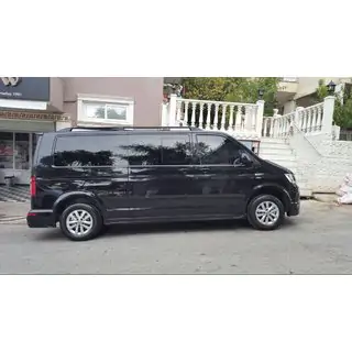 Střešní podélníky Skyport (černé) Volkswagen T5 2010–2015 fotografie 2