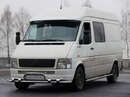 Volkswagen LT 1995–2006 Přední ochranný rám ST020 (nerez) fotografie 1