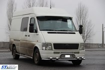 Volkswagen LT 1995–2006 Přední ochranný rám ST020 (nerez) fotografie 3